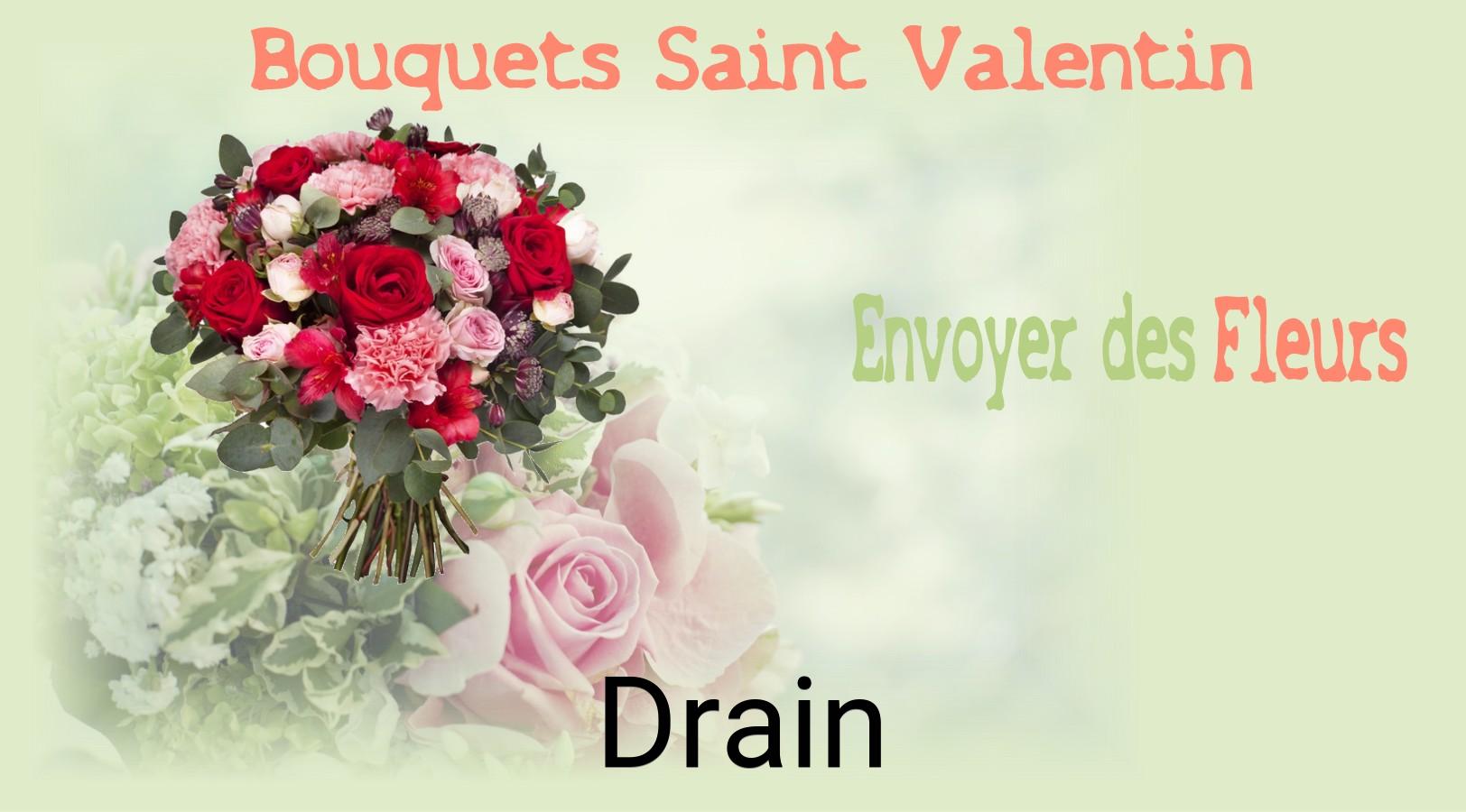 Roses de Saint-Valentin livrées à Drain